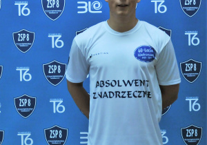 Mateusz Wilk, ukończył liceum-2016r, wychowawca P.Baran