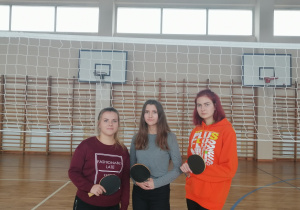 mistrzynie szkoły w tenisie stołowym