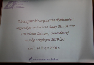 Stypendyści Prezesa Rady Ministrów w ZSP nr 8