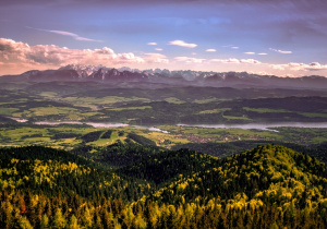 Gorce z widokiem na Tatry