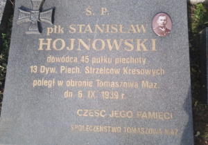 grób płk. St. Hojnowskiego