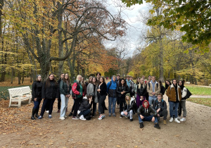 Park Łazienki Królewskie - w drodze do Starej Oranżerii