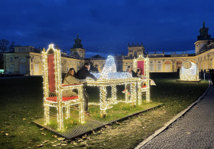 Dekoracje świetlne w Królewskim Ogrodzie Świateł