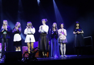 od prawej: Izabela Szymańska, Wiktoria Wójcik, Maria Dudkiewicz, Patrycja Kozieł, Julia Kucharska, Nikola Dębowska, Maja Spała