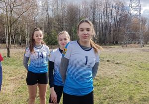 Reprezentantki szkoły na starcie