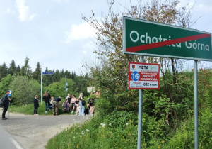 Uczniowie ZSP nr 8 na Przełęczy Knurowskiej