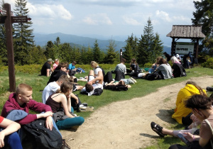 Uczniowie ZSP nr 8 w Gorcach