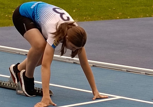 Alicja Skiba startuje na dystansie 400m
