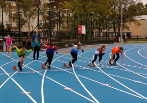 Nadia Pawłowska staruje na dystansie 100m
