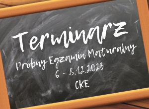 Terminarz Egzaminów Próbnych 2023