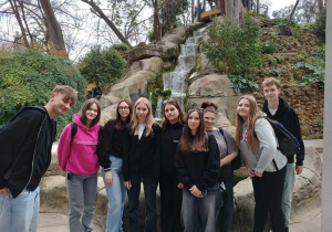 Uczestnicy w parku