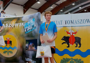 Oskar Tomczyk na podium