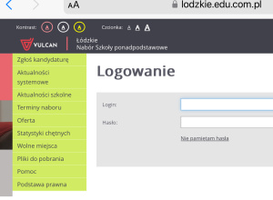 Logowanie do Panelu Kandydata