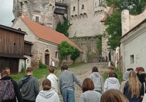 W drodze na zamek w Pernstejn