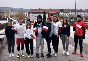 Uczestnicy biegu