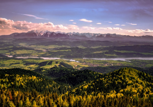 Gorce z widokiem na Tatry