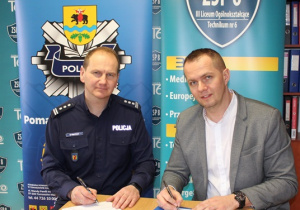Współpraca z Komendą Powiatową Policji w Tomaszowie Maz.