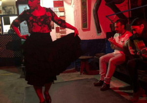 Tancerka flamenco podczas występu