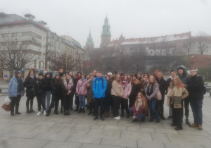 Technicy Analitycy na tle zamku Wawel