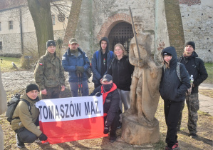 Uczestnicy Rajdu w Podklasztorzu