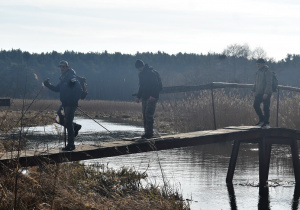 Uczestnicy nad Luciążą