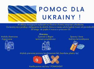 Plakat - Pomoc dla Ukrainy