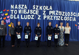 uczniowie, którzy uzyskali stopień starszego kadeta