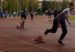 Rybińska Natalia na stracie biegu na dystansie 400m