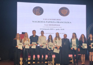 Uczestnicy konkursu Nagroda Papieża Franciszka