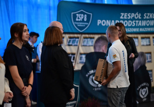 Laureaci konkursu podczas wręczania nagród