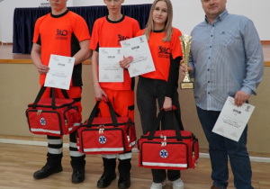 zwycięzcy konkursu z p. Wojciechem Gemzałą