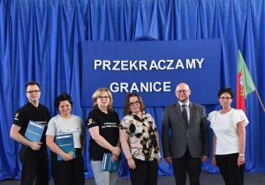 Uczestnicy job shadowing z gośćmi