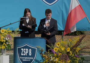Prowadzący uroczystość