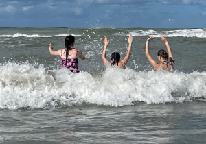 Kąpiel w Viareggio