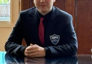 Adrian Sobierski przewodniczący Młodzieżowej Rady Miasta