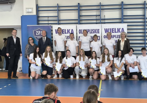 Wolontariusze z ZSP nr8 z olimpijczykami