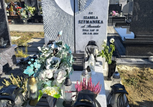 Grób p.Izabeli Szymańskiej