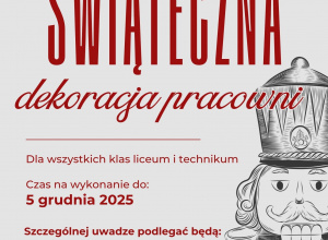 Konkurs - świąteczna dekoracja pracowni