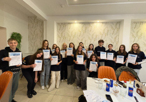 Uczniowie z certyfikatami