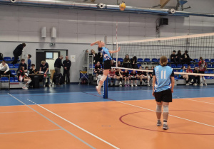 Atak w wykonaniu zawodniczki naszego zespołu