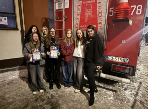 Wolontariusze ZSP nr 8 podczas Wielkiej Orkiestry Świątecznej Pomocy