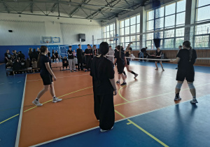 Uczennice podczas turnieju