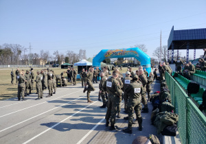 Uczestnicy Biegu przed startem