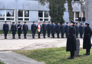 Uroczysty apel z okazji ślubowania