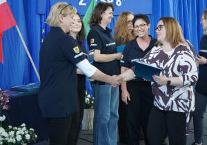 Wręczanie podziękowań