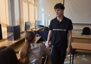 Uczeń opowiada o projekcie