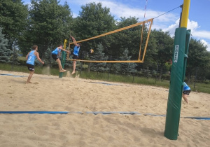 Mecz siatkówki plażowej