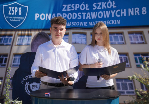 Prowadzący uroczystość