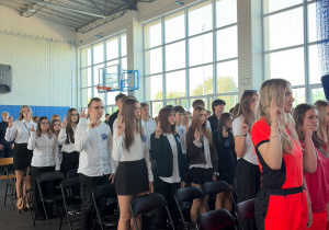 Ślubowanie klas liceum i technikum