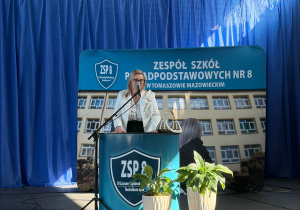 Pani Aleksandra Nowicka** – członek Szkolnej Rady Rodziców.